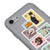 iPhone 7 Cat Postage Telefon Kılıfı - Renkli Silikon - Gri