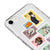 iPhone 8 Cat Postage Telefon Kılıfı - Şeffaf - Saydam