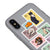 iPhone XS Max Cat Postage Telefon Kılıfı - Renkli Silikon - Gri