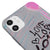 iPhone 11 Visual Love Telefon Kılıfı - Renkli Silikon - Gri
