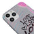 iPhone 11 Pro Visual Love Telefon Kılıfı - Renkli Silikon - Gri