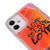 iPhone 12 Visual Love Telefon Kılıfı - Neon - Turuncu
