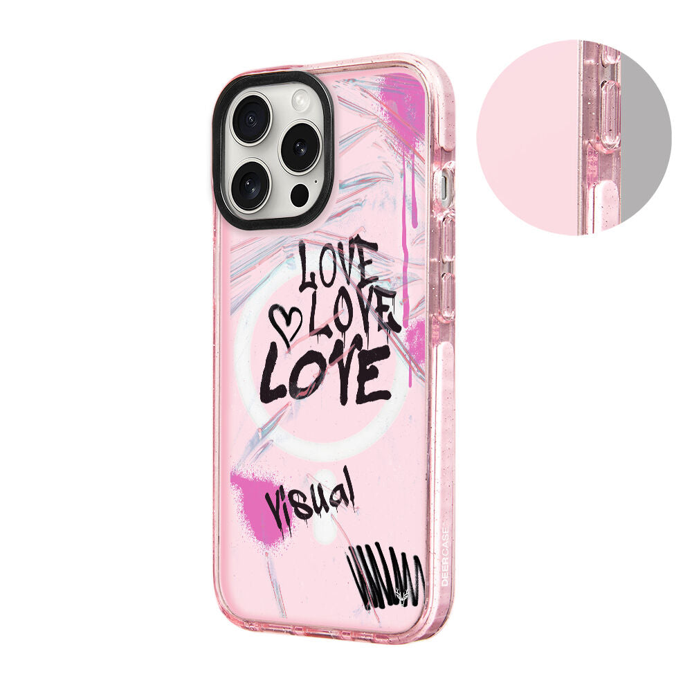 MagsafeliArtycaseSimliPembe