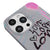 iPhone 13 Pro Visual Love Telefon Kılıfı - Renkli Silikon - Gri