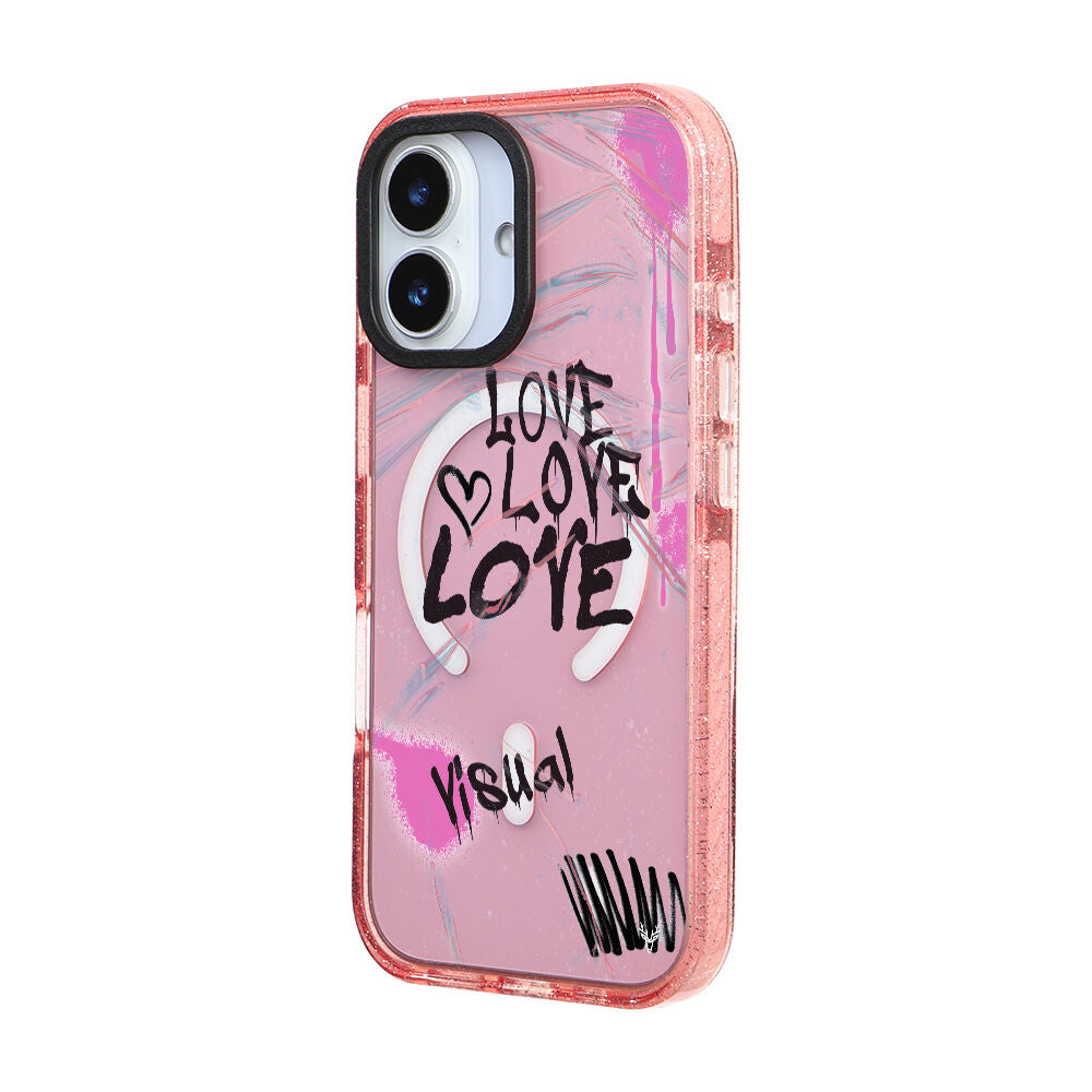 MagsafeliArtycaseSimliPembe