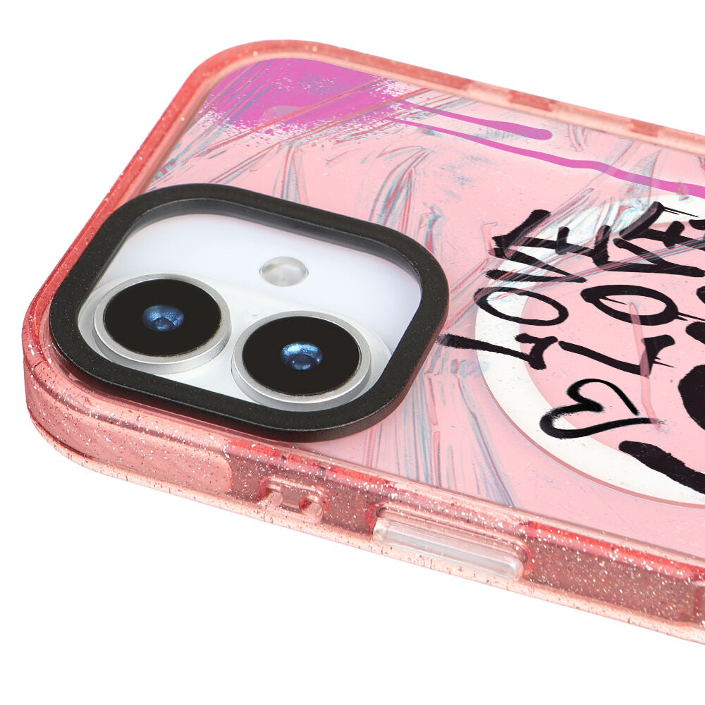 MagsafeliArtycaseSimliPembe
