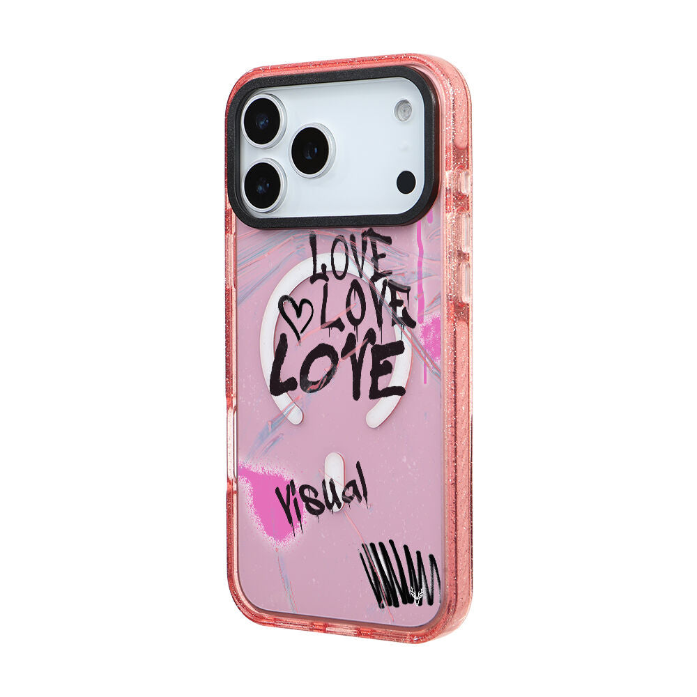 MagsafeliArtycaseSimliPembe
