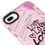 iPhone 8 Plus Visual Love Telefon Kılıfı - Artycase - Simli Pembe