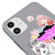 iPhone 11 Anime Colage Telefon Kılıfı - Renkli Silikon - Gri