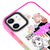 iPhone 12 Mini Anime Colage Telefon Kılıfı - Artycase - Turuncu Yeşil