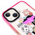 iPhone 15 Anime Colage Telefon Kılıfı - Artycase - Turuncu Yeşil