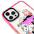 iPhone 15 Pro Anime Colage Telefon Kılıfı - Artycase - Turuncu Yeşil