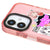 iPhone 17 Anime Colage Telefon Kılıfı - Magsafeli Artycase - Simli Pembe