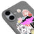 iPhone 17 Anime Colage Telefon Kılıfı - Renkli Silikon - Gri