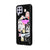 Samsung A22 Anime Colage Telefon Kılıfı - Renkli Silikon - Siyah