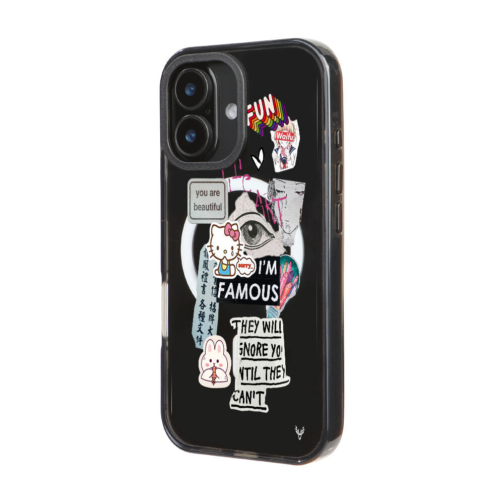 MagsafeliArtycaseCoolBlack