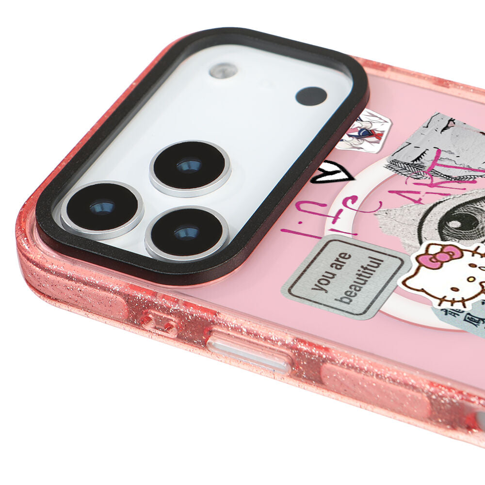 MagsafeliArtycaseSimliPembe