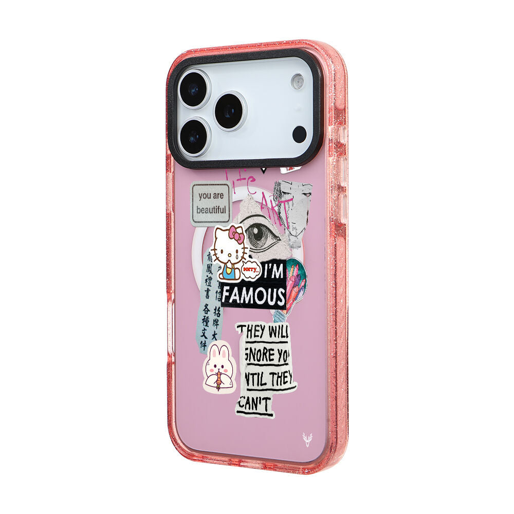 MagsafeliArtycaseSimliPembe