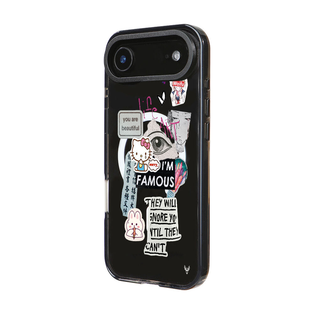 MagsafeliArtycaseCoolBlack