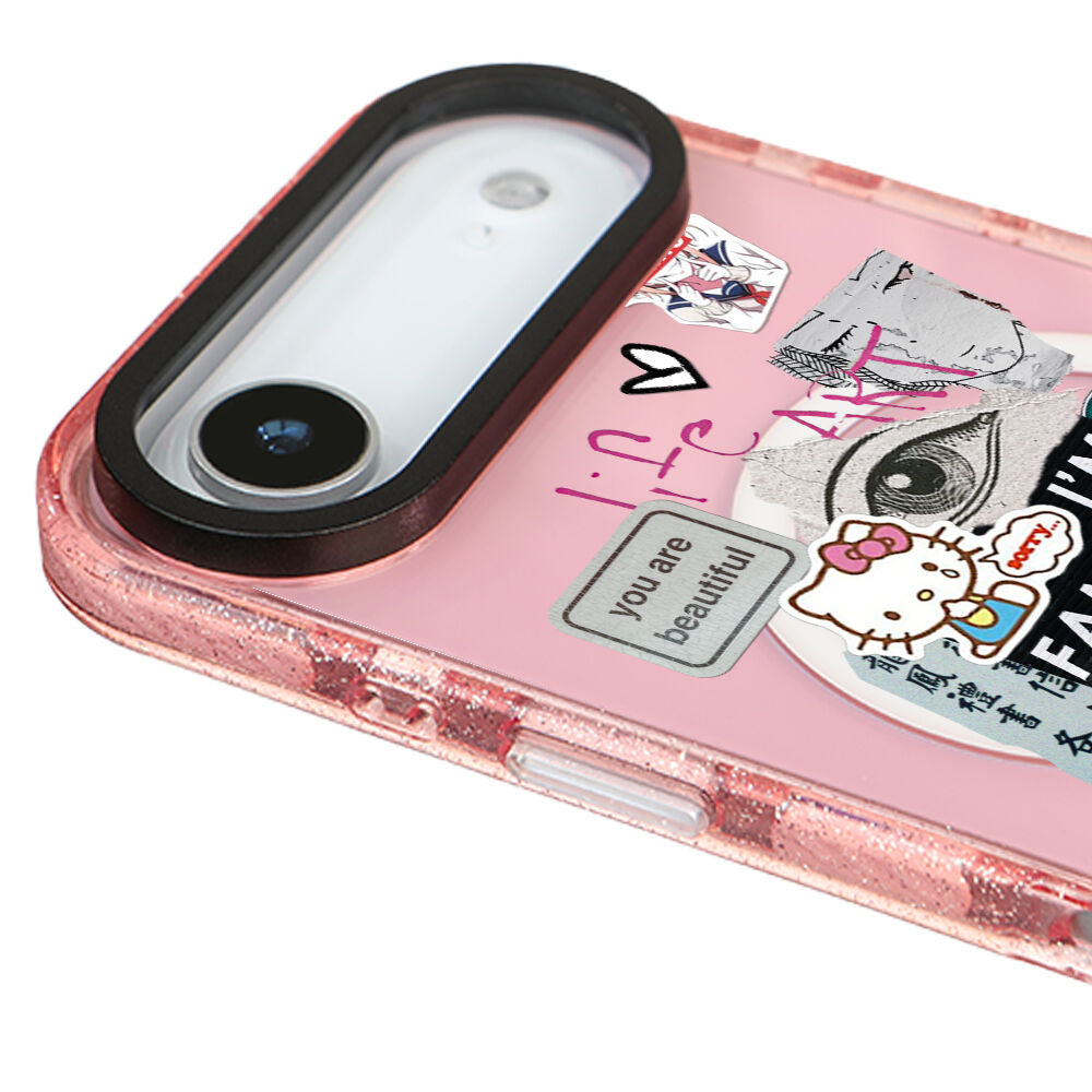 MagsafeliArtycaseSimliPembe