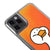 iPhone 11 Pro Duck Heart Telefon Kılıfı - Neon - Turuncu