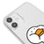 iPhone 12 Mini Duck Heart Telefon Kılıfı - Şeffaf - Saydam