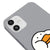 iPhone 12 Mini Duck Heart Telefon Kılıfı - Renkli Silikon - Gri