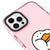 iPhone 12 Pro Max Duck Heart Telefon Kılıfı - Artycase - Simli Pembe
