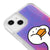 iPhone 13 Mini Duck Heart Telefon Kılıfı - Neon - Violet