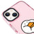 iPhone 13 Mini Duck Heart Telefon Kılıfı - Artycase - Simli Pembe