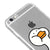 iPhone 6S Plus Duck Heart Telefon Kılıfı - Şeffaf - Saydam