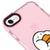 iPhone 7 Duck Heart Telefon Kılıfı - Artycase - Simli Pembe