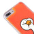 iPhone 7 Plus Duck Heart Telefon Kılıfı - Neon - Turuncu