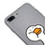 iPhone 8 Plus Duck Heart Telefon Kılıfı - Renkli Silikon - Gri
