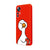 Xiaomi Mi 12 T Duck Heart Telefon Kılıfı - Renkli Silikon - Kırmızı