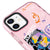 iPhone 12 Stay Unique Telefon Kılıfı - Artycase - Simli Pembe