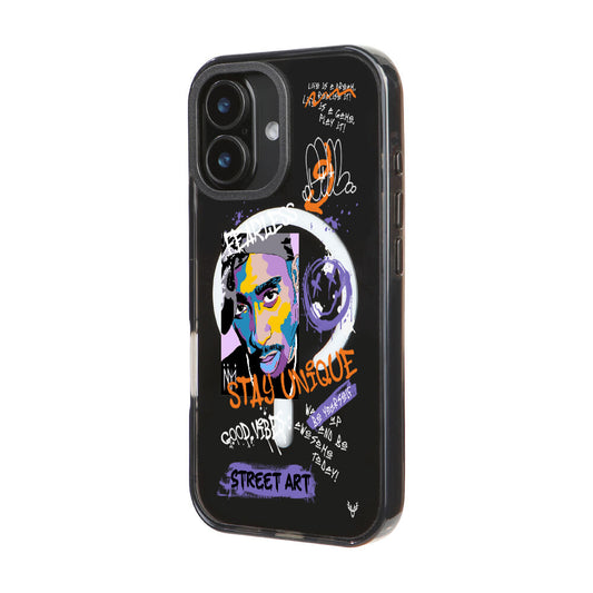 MagsafeliArtycaseCoolBlack