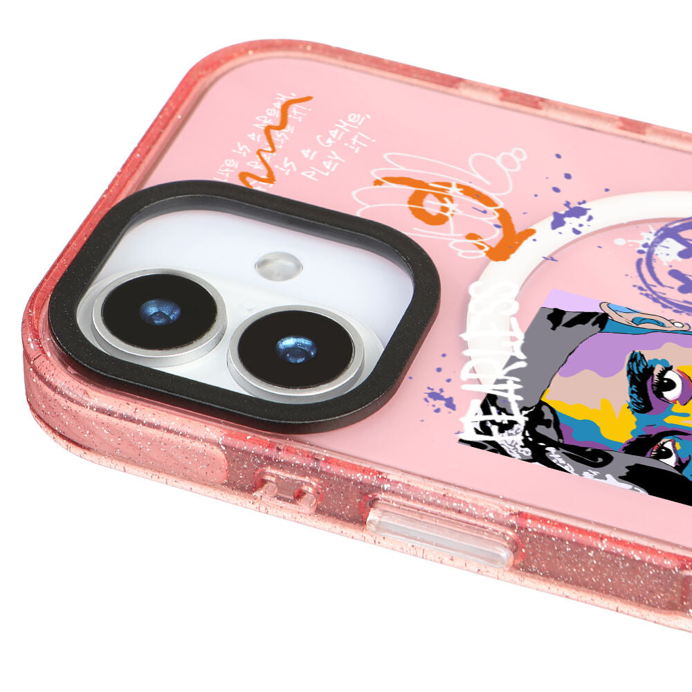 MagsafeliArtycaseSimliPembe