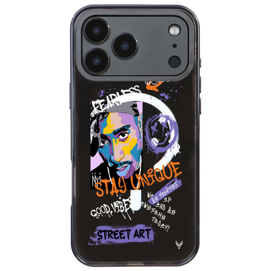 MagsafeliArtycaseCoolBlack