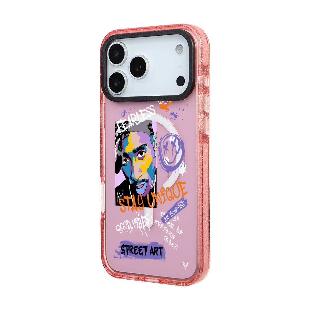 MagsafeliArtycaseSimliPembe