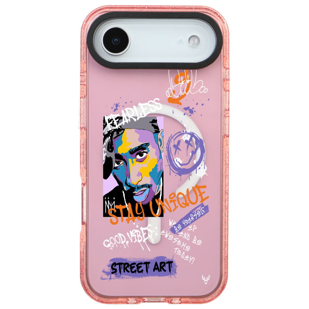 MagsafeliArtycaseSimliPembe