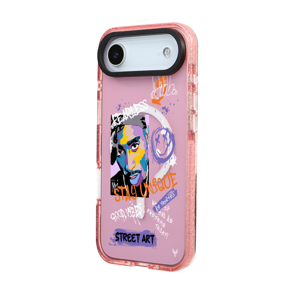 MagsafeliArtycaseSimliPembe