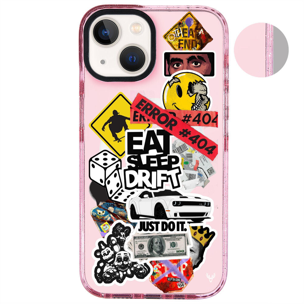 MagsafeliArtycaseSimliPembe