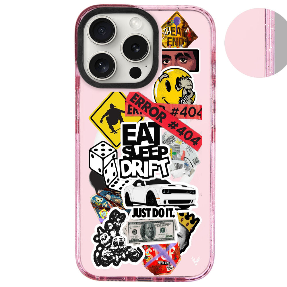 MagsafeliArtycaseSimliPembe
