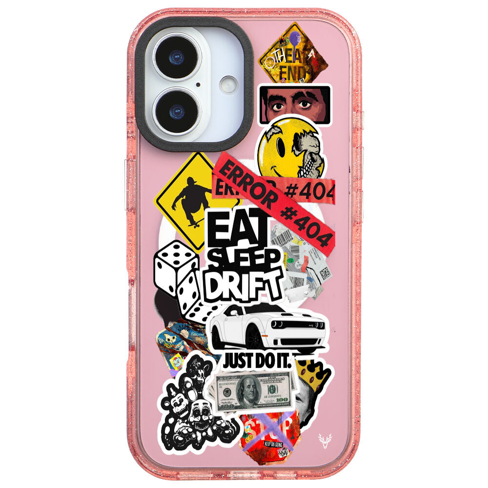 MagsafeliArtycaseSimliPembe