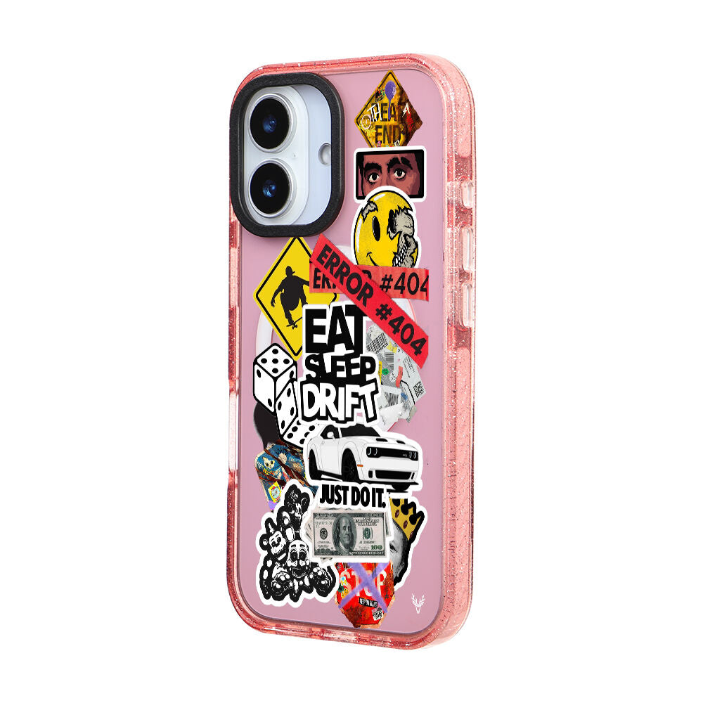 MagsafeliArtycaseSimliPembe