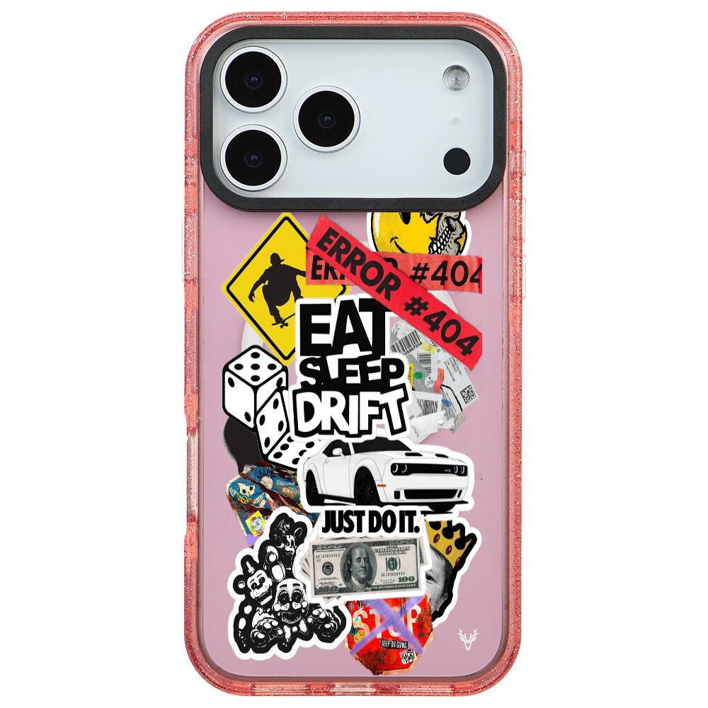 MagsafeliArtycaseSimliPembe