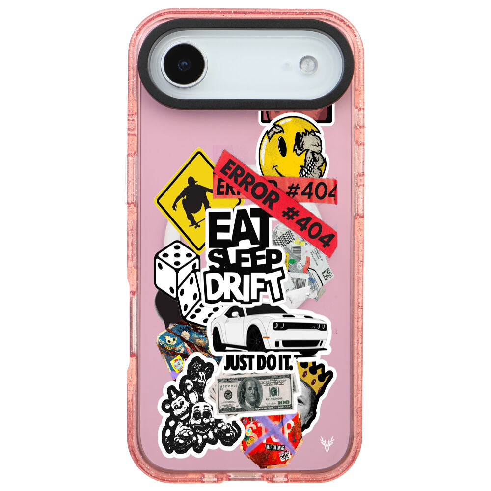 MagsafeliArtycaseSimliPembe