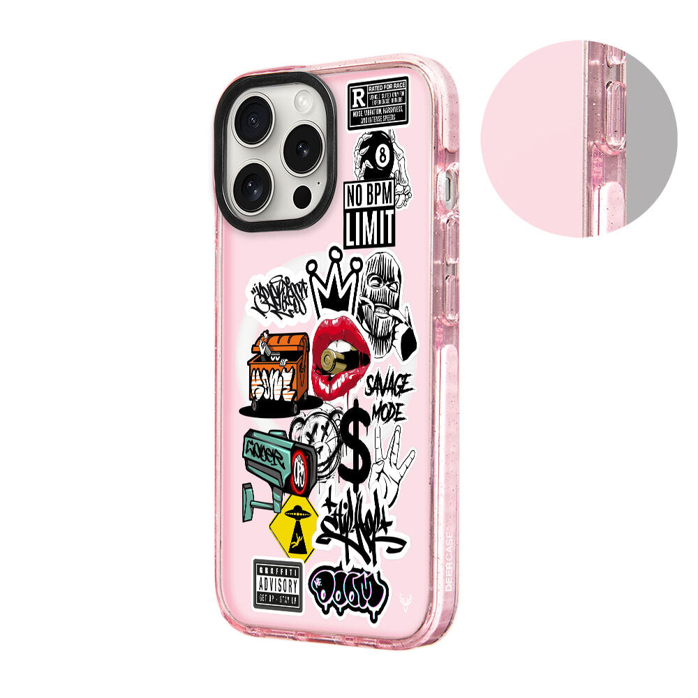 MagsafeliArtycaseSimliPembe