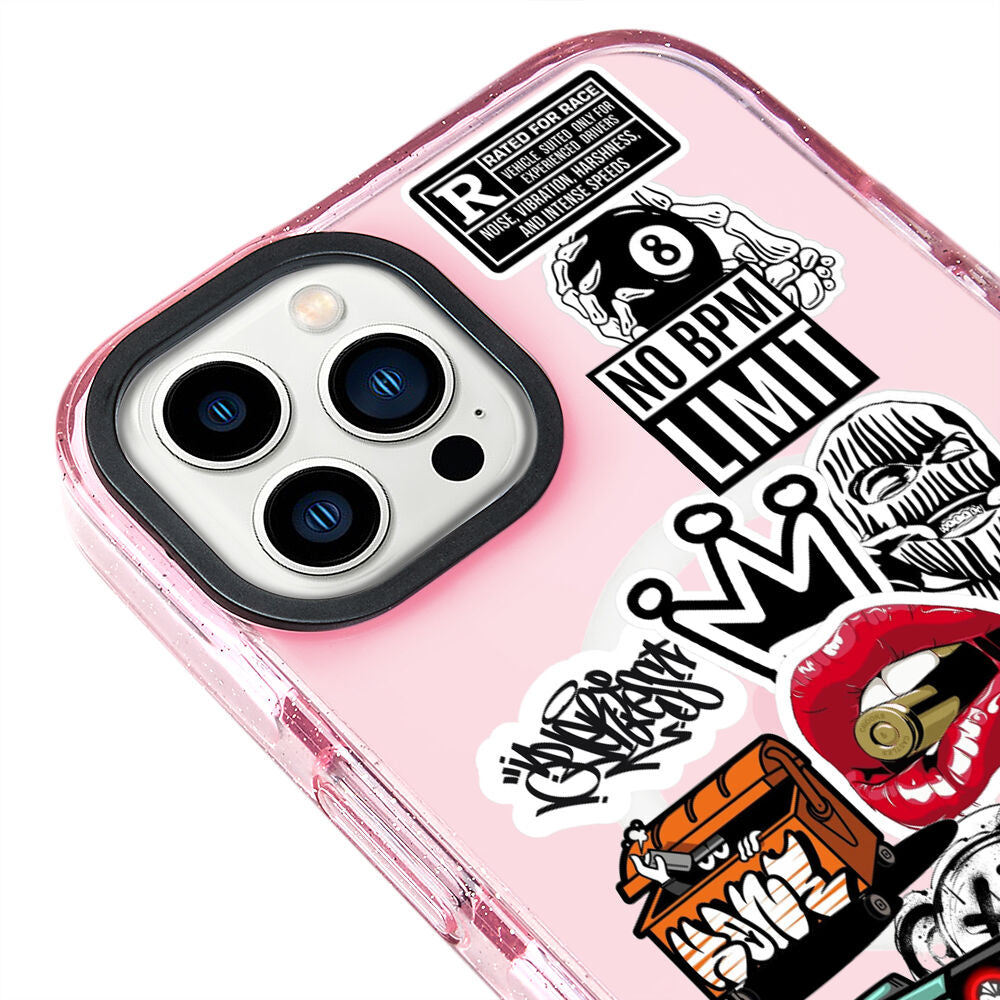 MagsafeliArtycaseSimliPembe